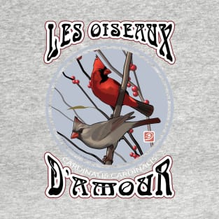 Les Oiseaux D'Amour (Love Birds) T-Shirt